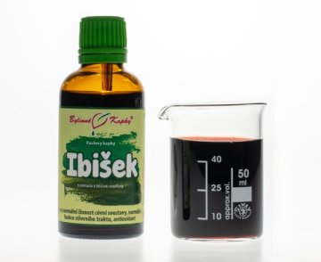Ibištek - bylinné kvapky (tinktúra) 50 ml