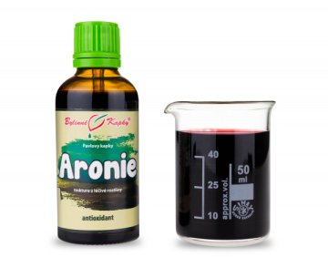 Arónia (čierny žeriav) - bylinné kvapky (tinktúra) 50 ml