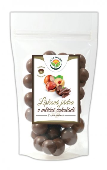 Lieskové jadrá v mliečnej čokoláde 150 g od Salvia Paradise