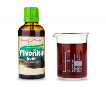 Pivonka lekárska kvet - bylinné kvapky (tinktúra) 50 ml