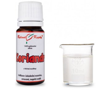 Koriander - 100% prírodná silica - esenciálny (éterický) olej 10 ml