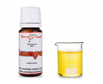 Lemongrass - 100% prírodná silica - esenciálny (éterický) olej 10 ml