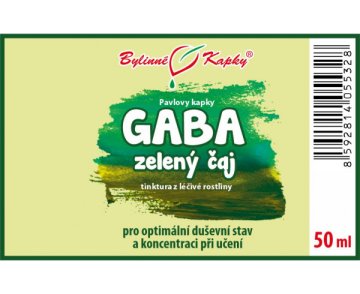 GABA zelený čaj - bylinné kvapky (tinktúra) 50 ml