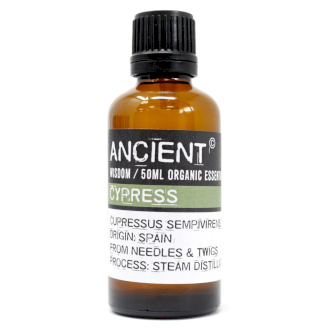 Cypřišový organický esenciální olej 50 ml od Ancient Wisdom