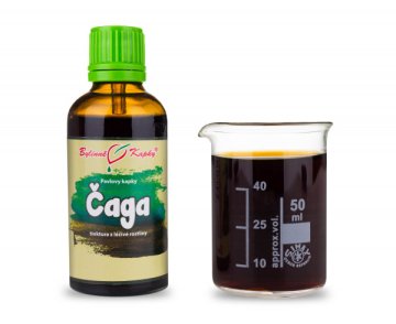 Čaga (rezavec) - bylinné kvapky (tinktúra z čagy) 50 ml