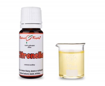 Citronella - 100% prírodná silica - esenciálny (éterický) olej 10 ml