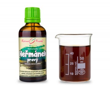 Harmanček pravý - bylinné kvapky (tinktúra) 50 ml