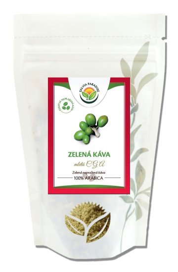 Zelená káva mletá CGA 400 g od Salvia Paradise