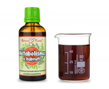 Metabolizmus a chudnutie - bylinné kvapky (tinktúra) 50 ml