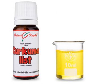 Kurkuma (kurkumovník) list - 100% prírodná silica - esenciálny (éterický) olej 10 ml
