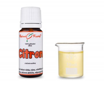 Citrón - 100% prírodná silica - esenciálny (éterický) olej 10 ml