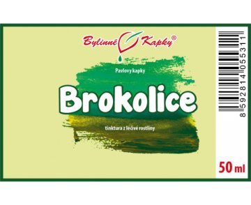 Brokolica semená (sulforaphane) - bylinné kvapky (tinktúra) 50 ml