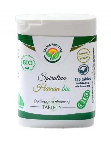 Spirulina Hainan tablety BIO 25 g od Salvia Paradise