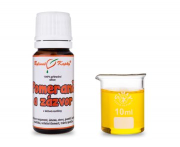 Zázvor-Pomaranč - 100% prírodná silica - esenciálny (éterický) olej 10 ml
