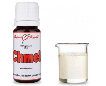 Chmeľ - 100% prírodná silica - esenciálny (éterický) olej 10 ml