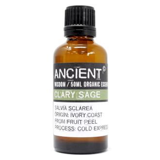 Clary Sage organický esenciální olej 50 ml od Ancient Wisdom