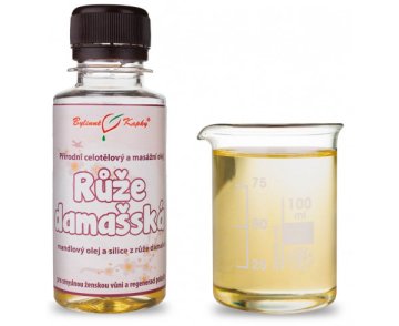 Ruža damašská (pre ženy) - masážny olej celotelový 100ml