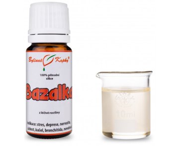 Bazalka pravá - 100% prírodná silica - esenciálny (éterický) olej 10 ml