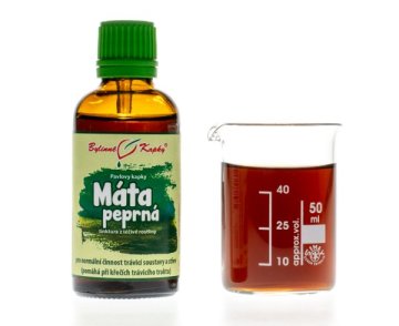 Mäta pieporná - bylinné kvapky (tinktúra) 50 ml
