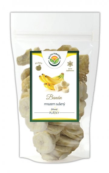 Banán plátky sušené mrazom - lyofilizovanej 160 g od Salvia Paradise