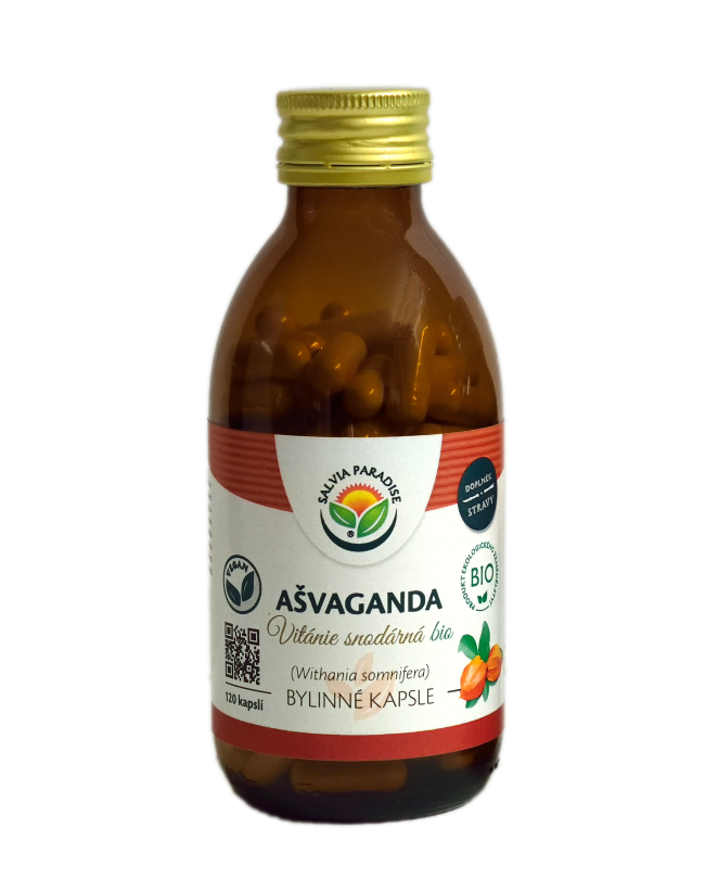 Ašvaganda Vítaním Kapsule Bio 120 Ks Od Salvia Paradise Fajn Byliny Sk
