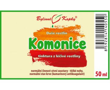 Komonica - kvapky Duša rastlín (tinktúra) 50 ml