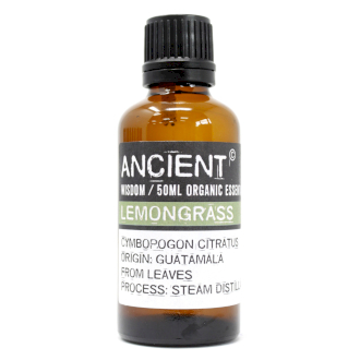 Bio esenciální olej z citronové trávy 50 ml od Ancient Wisdom