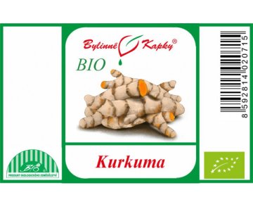 Kurkuma BIO - bylinné kvapky (tinktúra) 50 ml