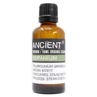 Organický esenciální olej Geranium 50 ml od Ancient Wisdom