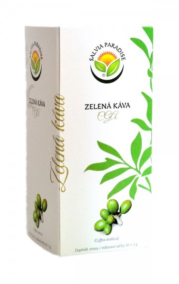 Zelená káva - CGA nálevové sáčky 20 x 5 g od Salvia Paradise