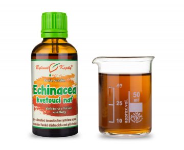 Echinacea (echinacea) kvitnúca vňať (kvapky Duša rastlín - tinktúra) 50 ml