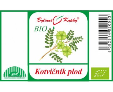 Kotvičník plod BIO - bylinné kvapky (tinktúra) 50 ml