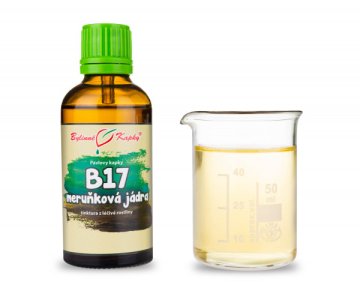 B17 marhuľové jadrá (amygdalín) - bylinné kvapky (tinktúra) 50 ml