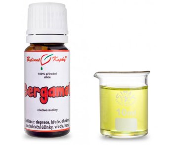 Bergamot - 100% prírodná silica - esenciálny (éterický) olej 10 ml