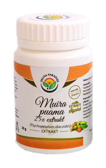Muira puama - 25x extrakt 20 g od Salvia Paradise