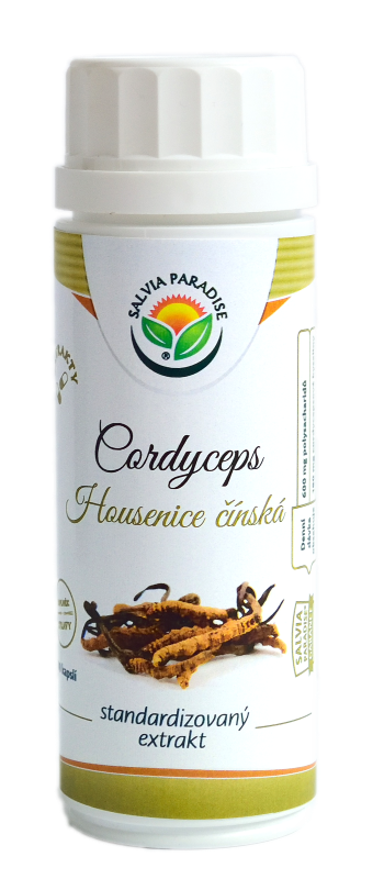 Cordyceps - kvasený štandardizovaný extrakt kapsle 100 ks od Salvia Paradise