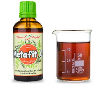 Metafit C (cukrovka) - bylinné kvapky (tinktúra) 50 ml