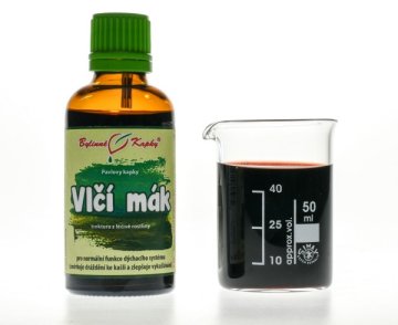 Vlčí mak - bylinné kvapky (tinktúra) 50 ml