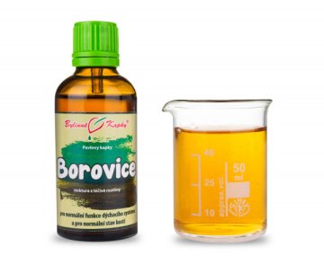 Borovica výhonky - bylinné kvapky (tinktúra) 50 ml