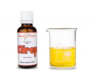 Klirep - prírodná silica - esenciálny (éterický) olej 30 ml