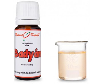 Badián - 100% prírodná silica - esenciálny (éterický) olej 10 ml
