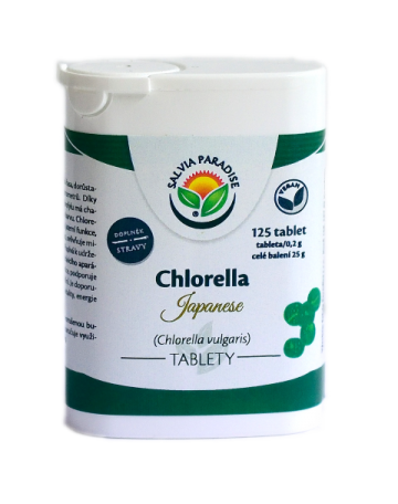 Chlorella Japanese tablety 25 g od Salvia Paradise