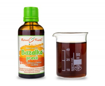 Bazalka pravá - kvapky Duša rastlín (tinktúra) 50 ml