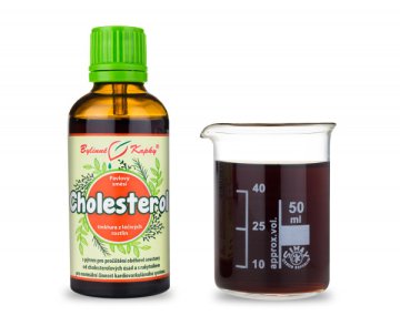 Cholesterol - bylinné kvapky (tinktúra) 50 ml